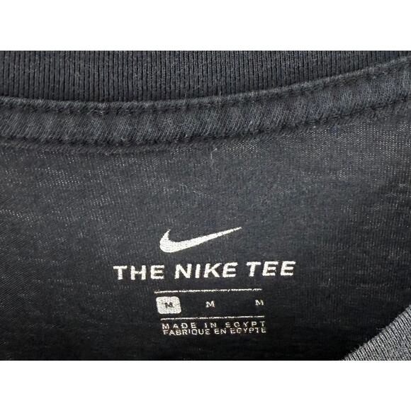 Nike Mens Bling T Shirt Size Medium Black Gold Diamond Swoosh Allover Print Tee - Picture 5 of 5